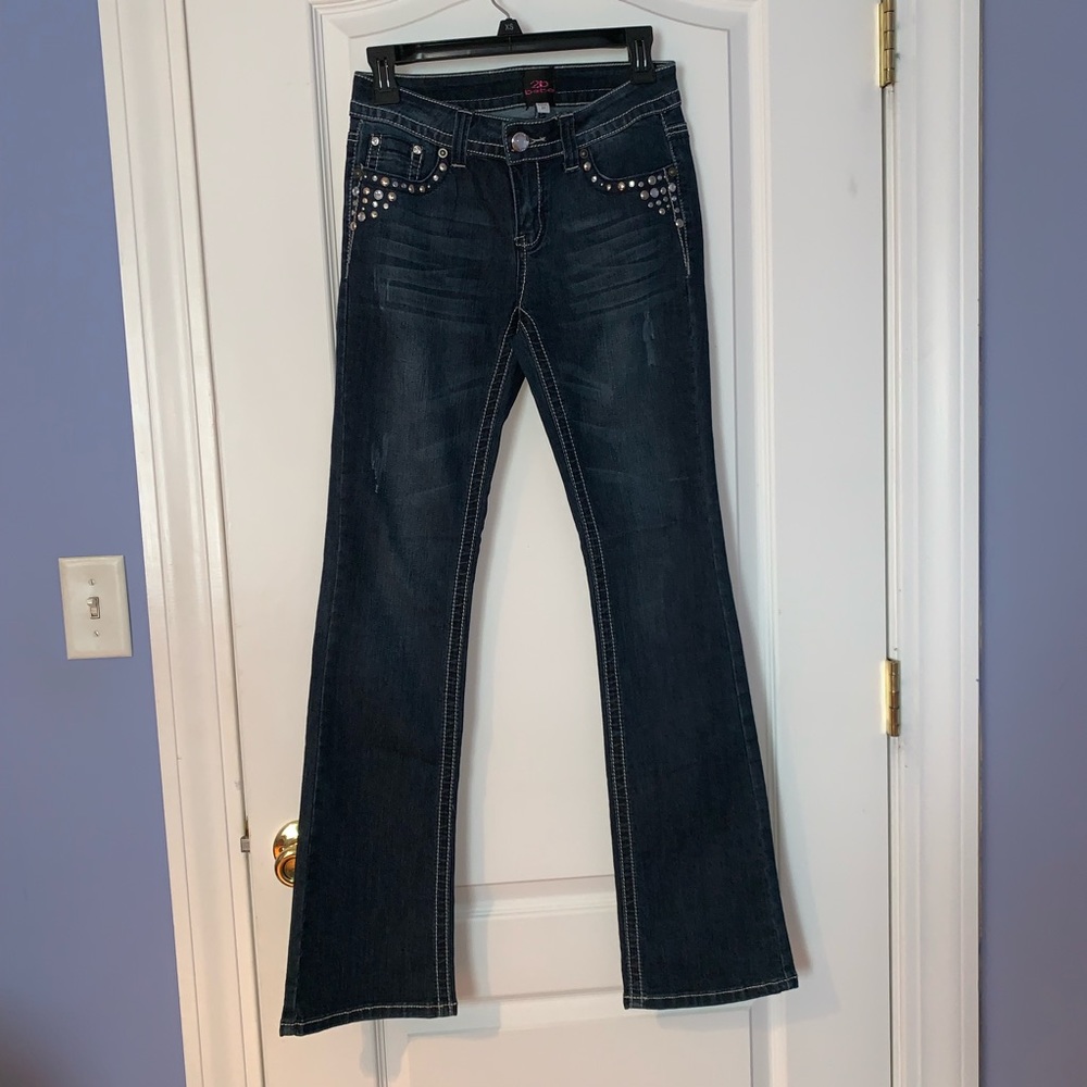 Bebe Diamond Dark Wash Jeans